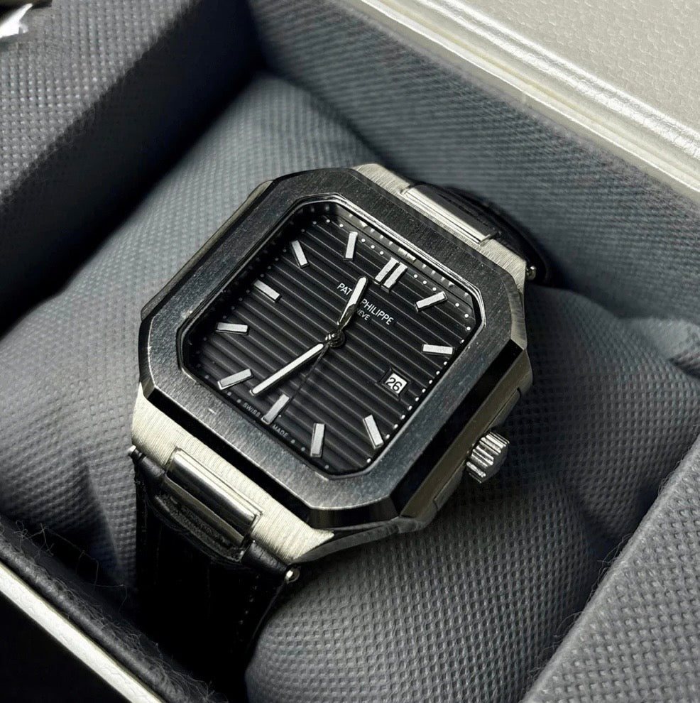 Patek philippe Cubitus - Smooth Movement - Leather Strap