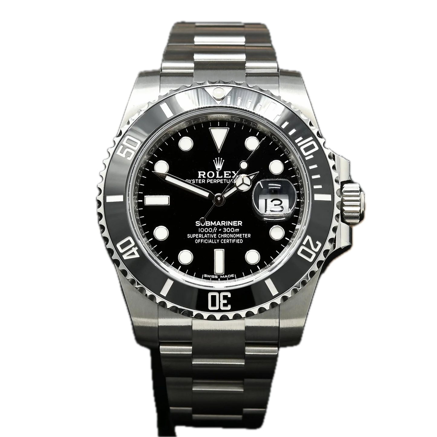 Super Clones Rolex Clean Factory Submariner Stainless Steel Silver Oyster Bracelet Black Dial Caliber 3235 Swiss Movement