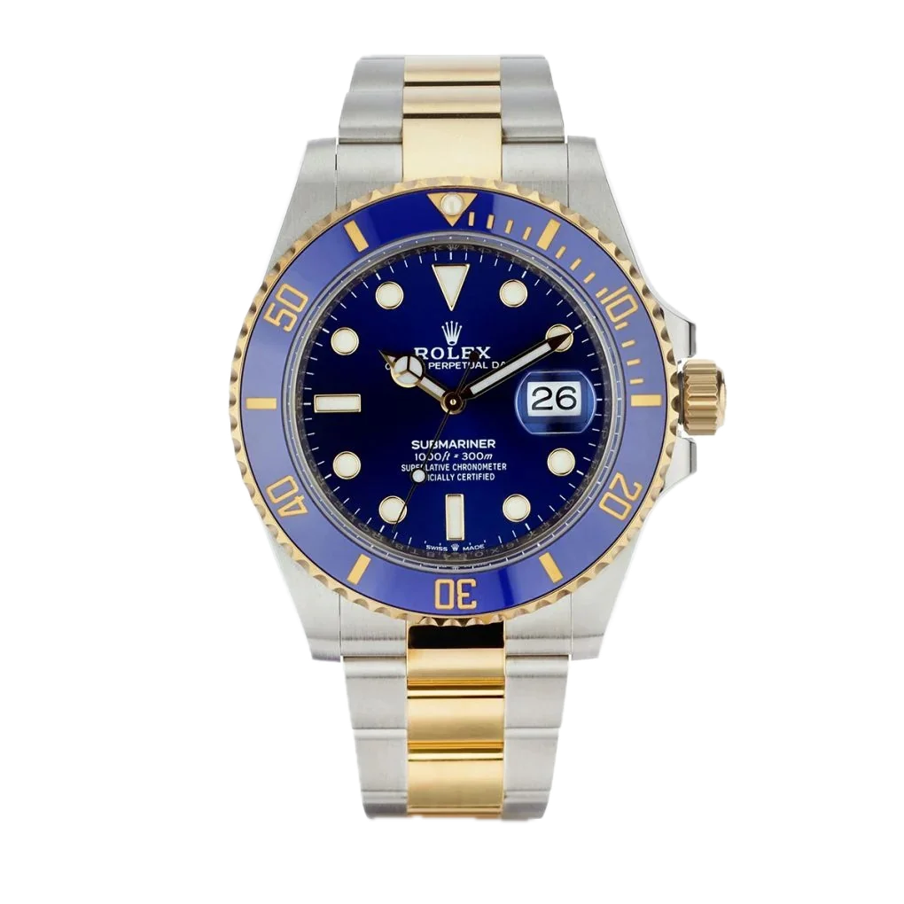 Super Clones Rolex The Most Premium ARF Factory Submariner Stainless Steel Silver-Gold 2 Tone Oyster Bracelet Bluesey Dial Caliber 3235 Swiss Movement