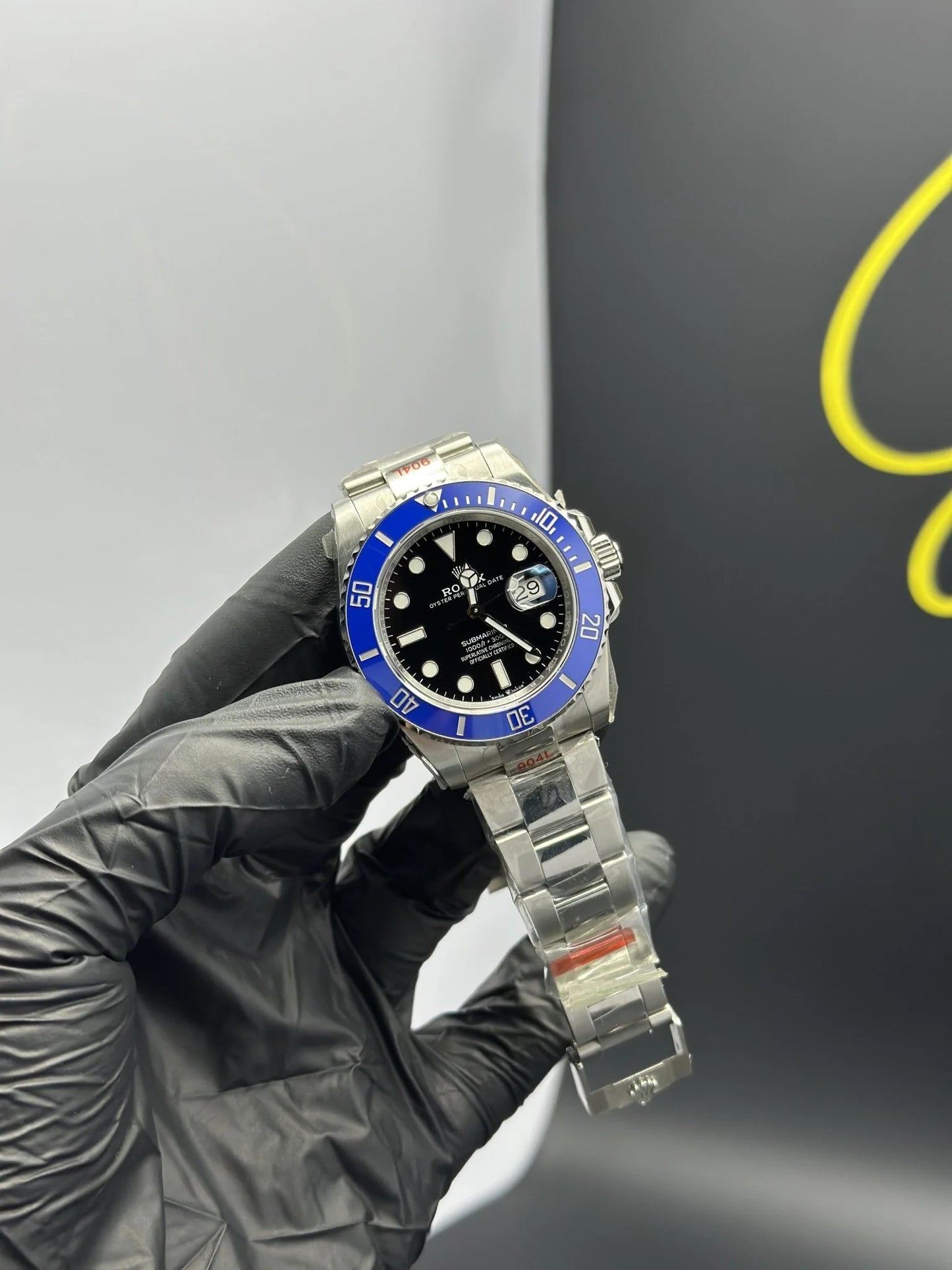 Super Clones Rolex Clean Factory Submariner Stainless Steel Silver Oyster Bracelet Cookie Monster Dial Caliber 3235 Swiss Movement