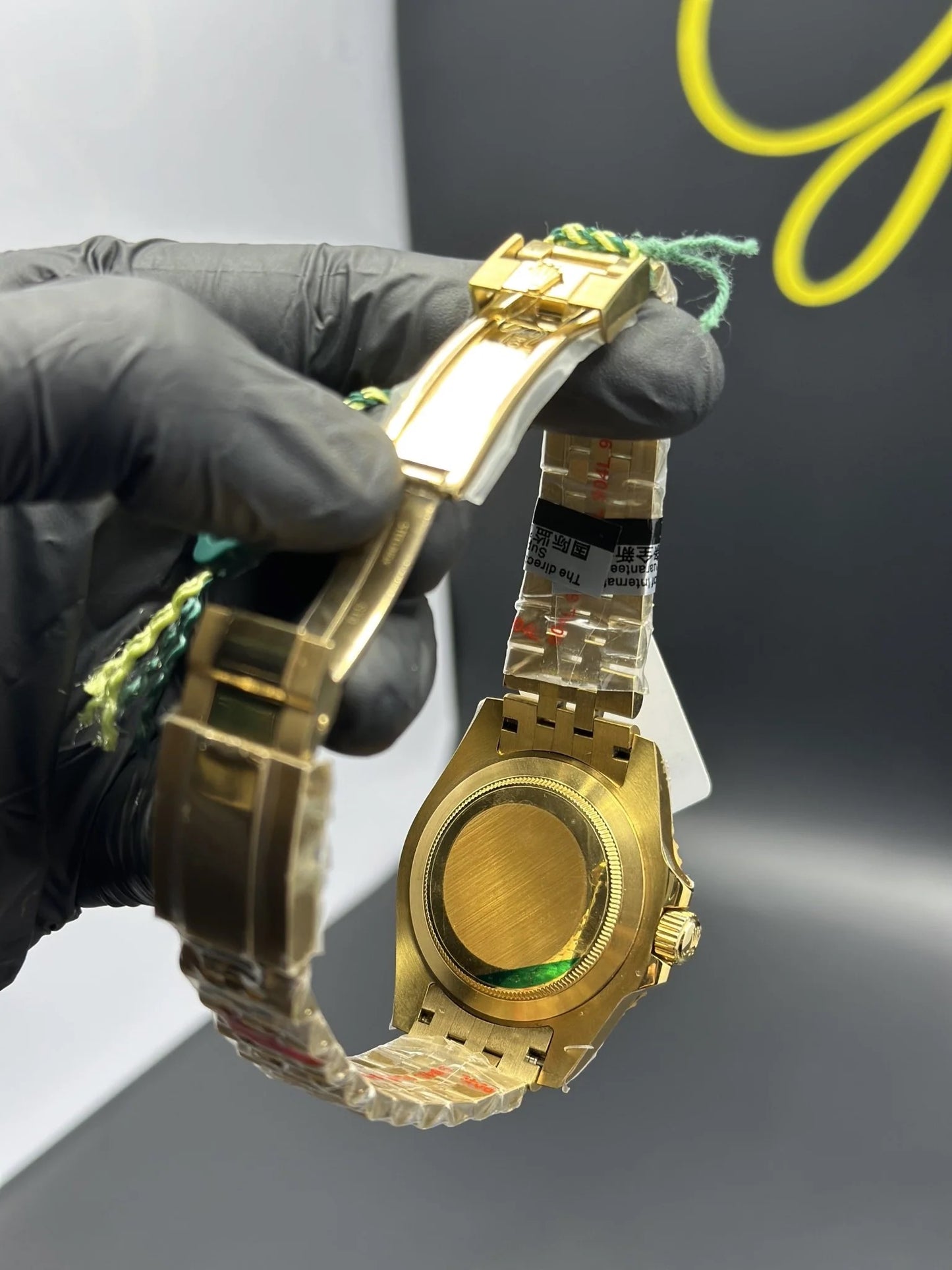 Super Clones Rolex Clean Factory GMT Master II Stainless Steel Gold Jubilee Bracelet Bruce Wayne Dial Caliber 3285 Swiss Movement