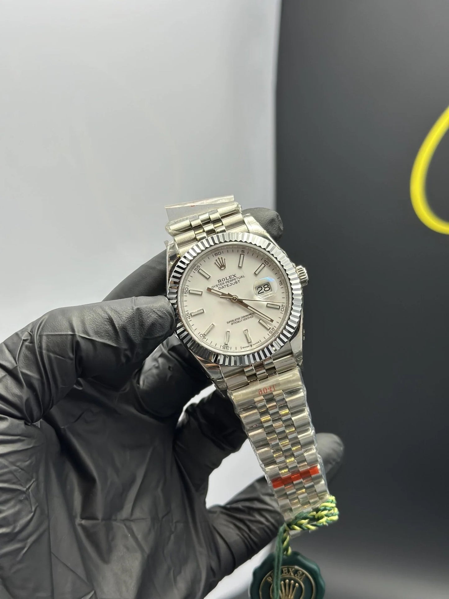 Super Clones Rolex Clean Factory Datejust 41mm Stainless Steel Silver Jubilee Bracelet White Dial Caliber 3235 Swiss Movement
