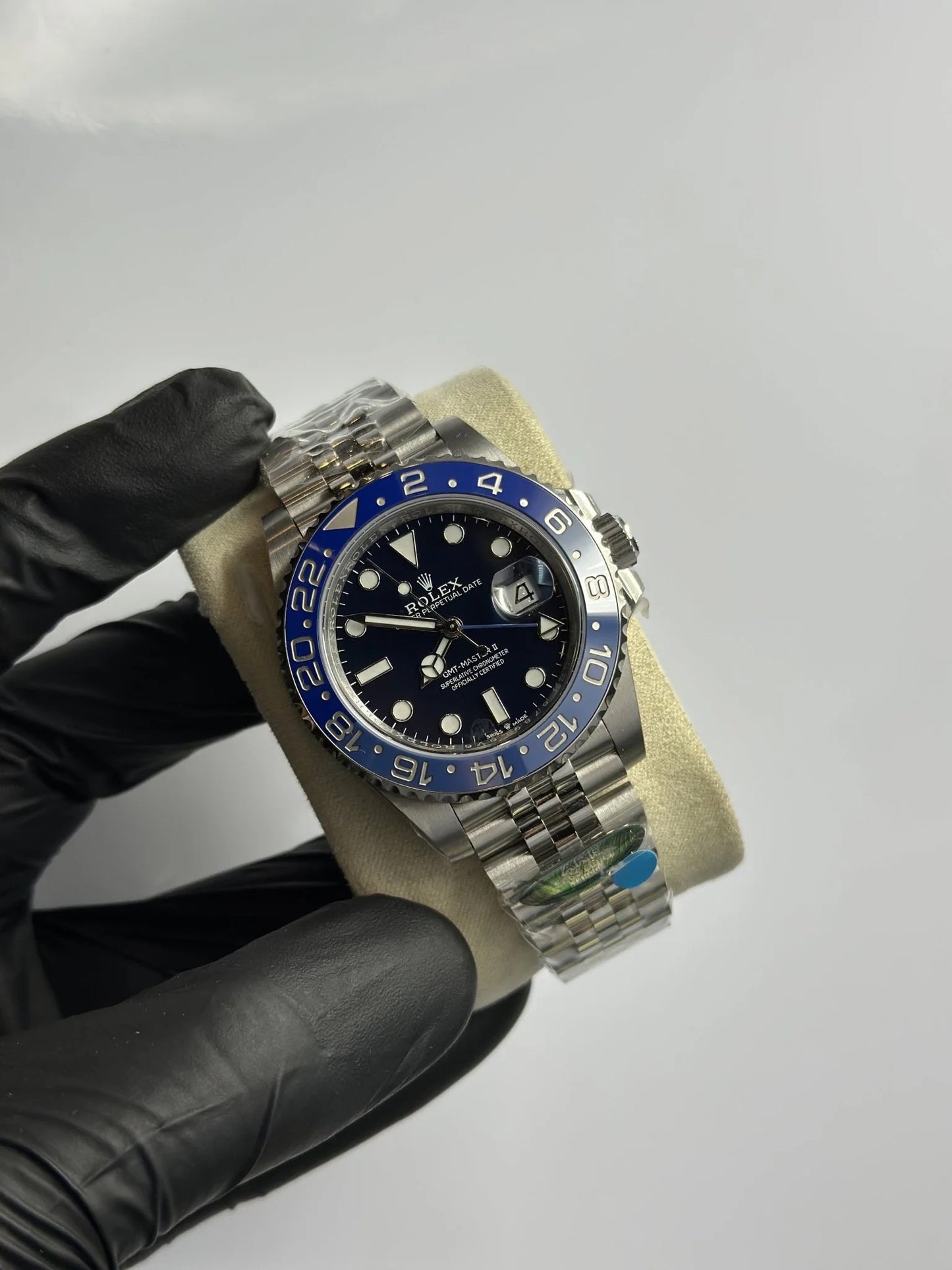 Super Clones Rolex The Most Premium ARF Factory GMT Master II Stainless Steel Silver Jubilee Bracelet Blueberry Dial Caliber 3285 Swiss Movement Sale price
